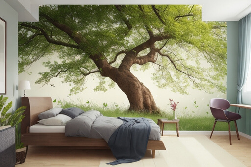 Forest Dreams Tree Wall Graphics for Bedroom Inspiration