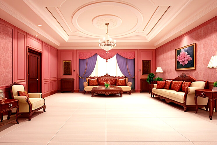 Glamour and Grandeur Drawing Room Ceiling Designs