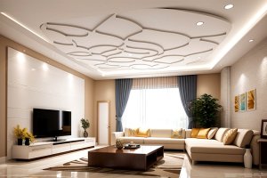 24 Simple False Ceiling Design for Hall | Mous Syusa