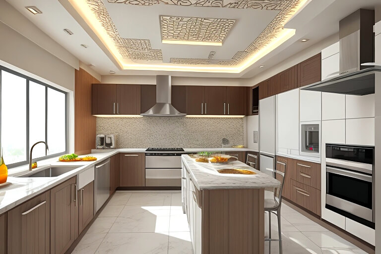 Innovative Flair Unique Kitchen Ceiling Design Concepts