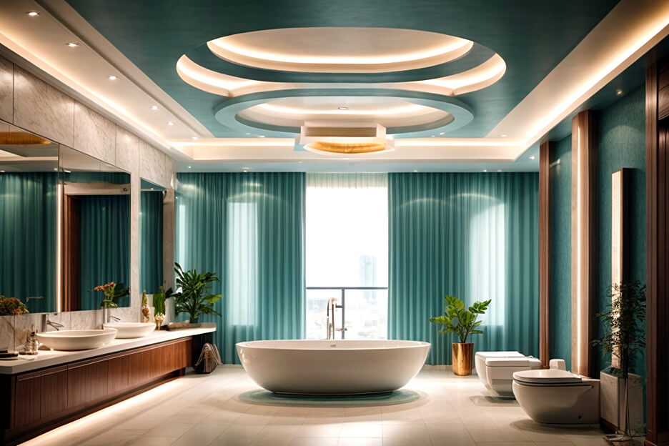 Innovative Solutions Washroom Ceiling Designs