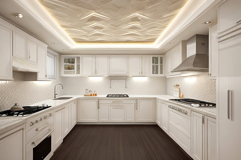 Invisible Wonders Floating Kitchen Ceiling Designs