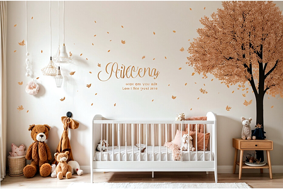 Living Room Charm with Nursery Wall Stickers