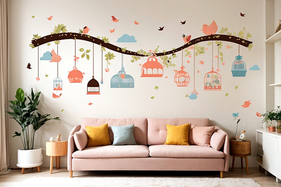 Living Room Enchantment Nursery Wall Sticker Edition