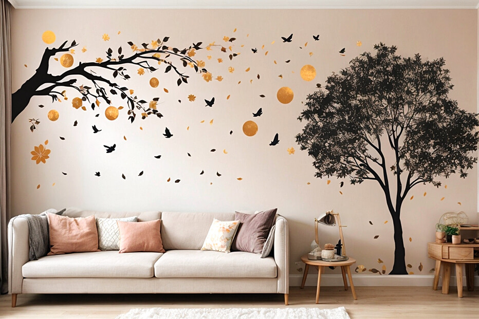 Living Room Tranquility Nursery Wall Stickers Galore