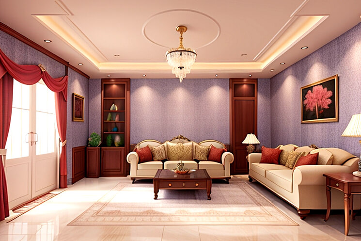 Luxurious Drawing Room Ceilings A Design Showcase