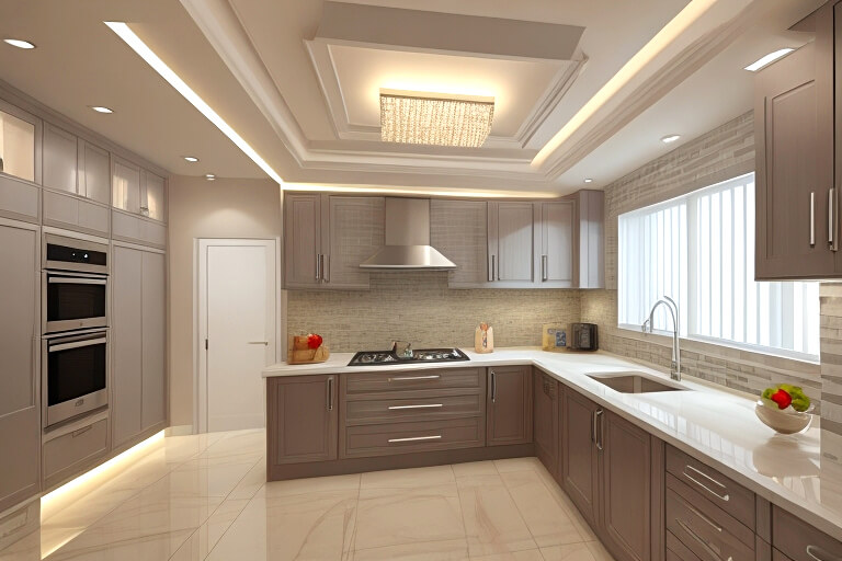 Minimalist Marvel Simplistic Kitchen Ceiling Design Inspirations