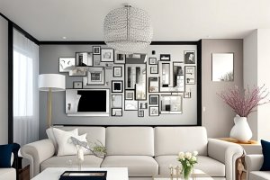 32 Mirror Wall Decoration Ideas for Living Room | Mous Syusa