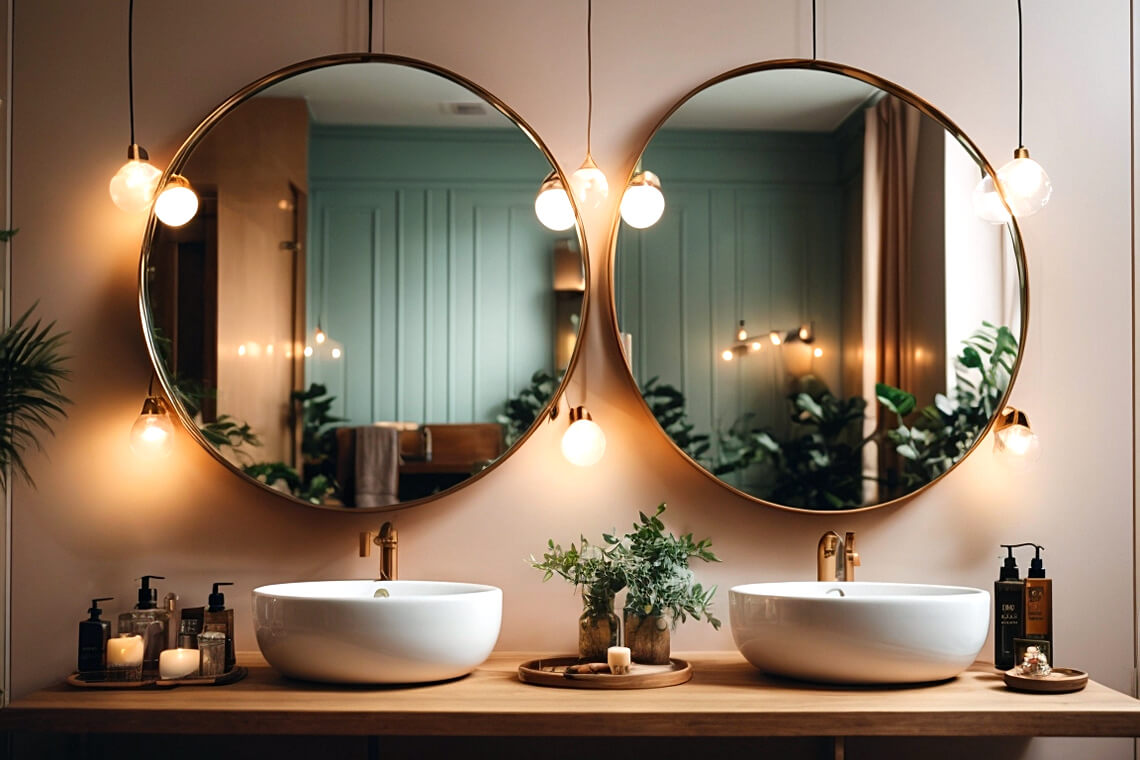 Mirrored Focal Point Bathroom Beauty