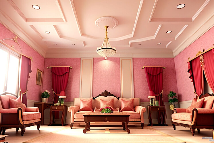 Modern Minimalism Drawing Room False Ceiling Styles