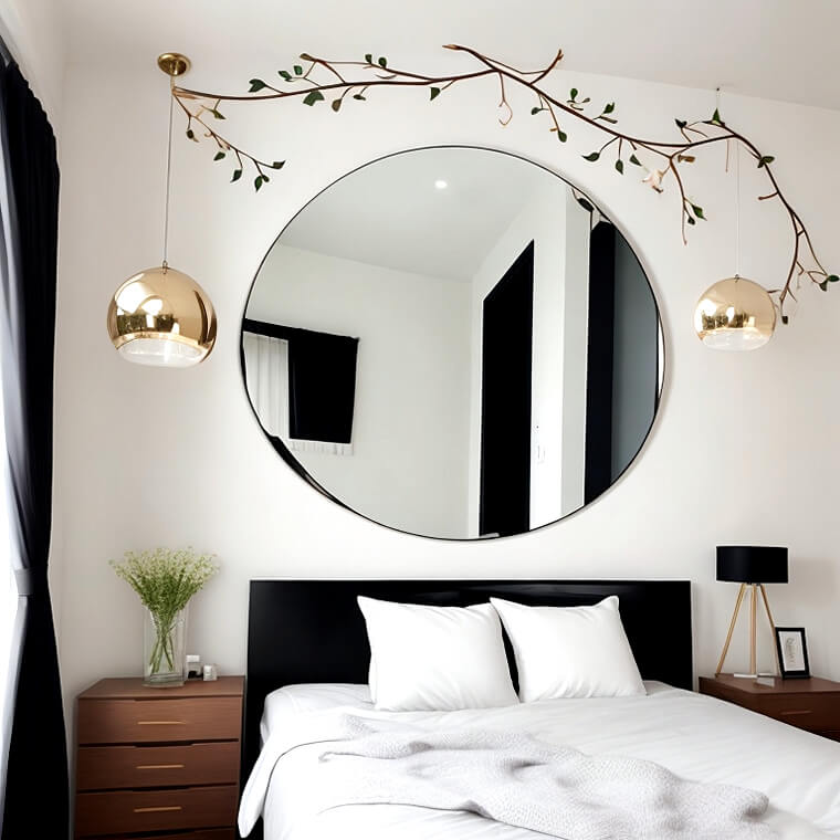 Modern Mirror Wall Decoration for Bedroom 2