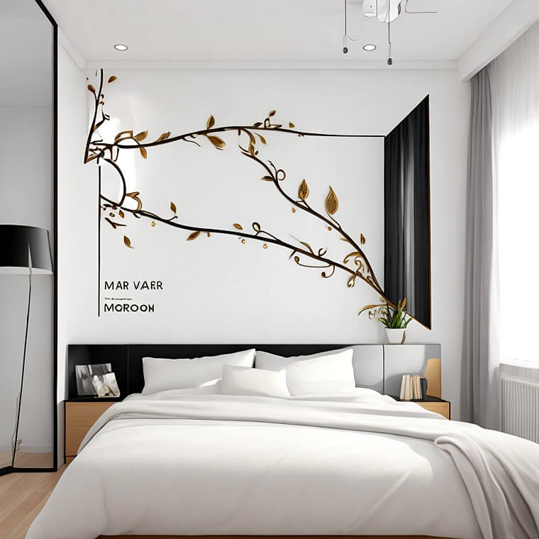 Modern Mirror Wall Decoration for Bedroom 5