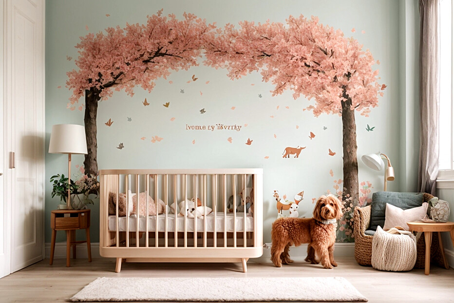 Nursery Wall Stickers A Living Room Transformation