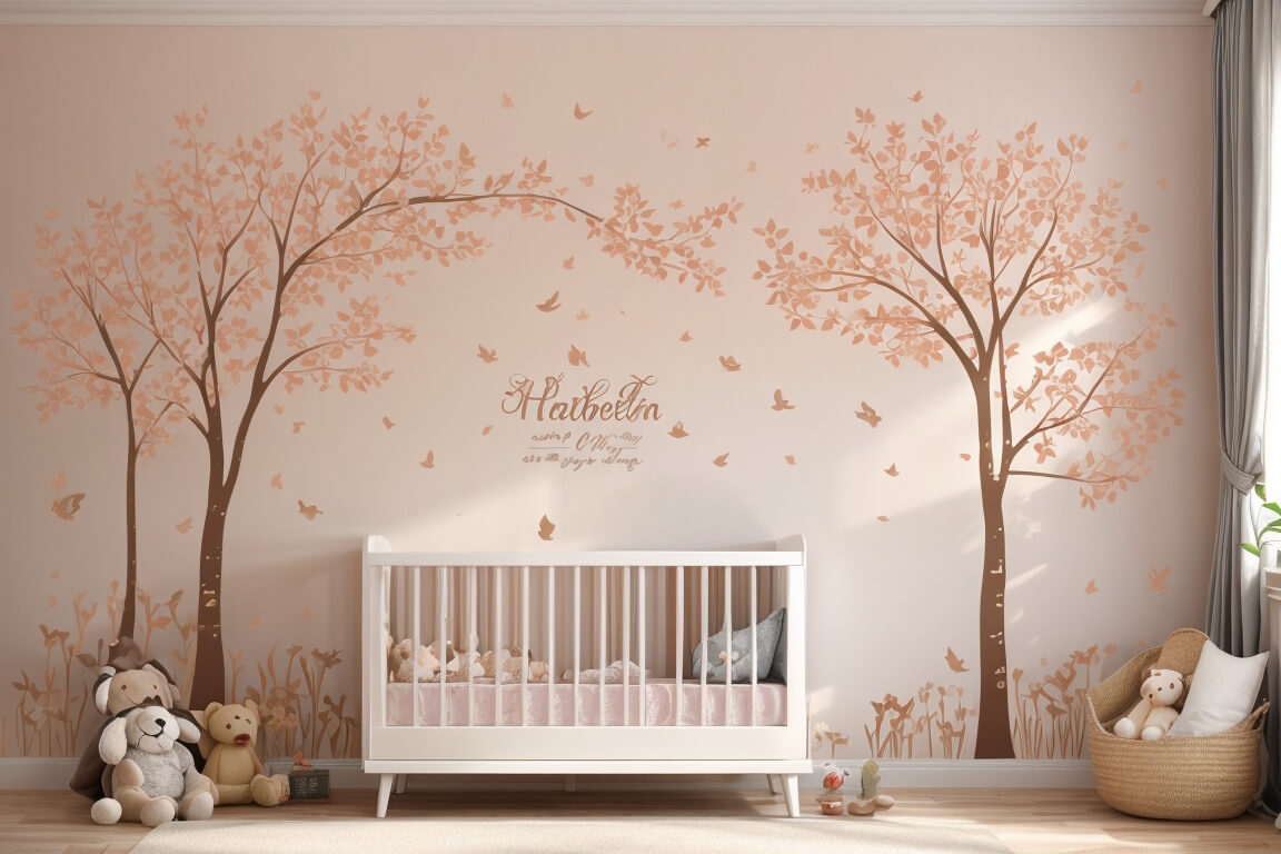 Peel and Stick Delights Easy Nursery Wall Decor