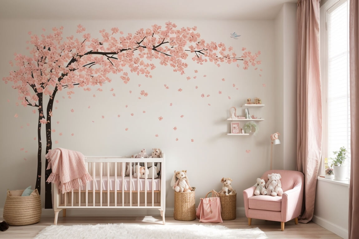 Playtime Paradise Nursery Wall Stickers for Kids Rooms