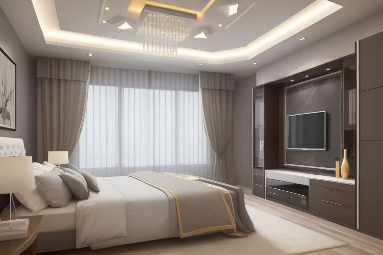 Redefining Comfort Contemporary Bedroom False Ceiling Concepts
