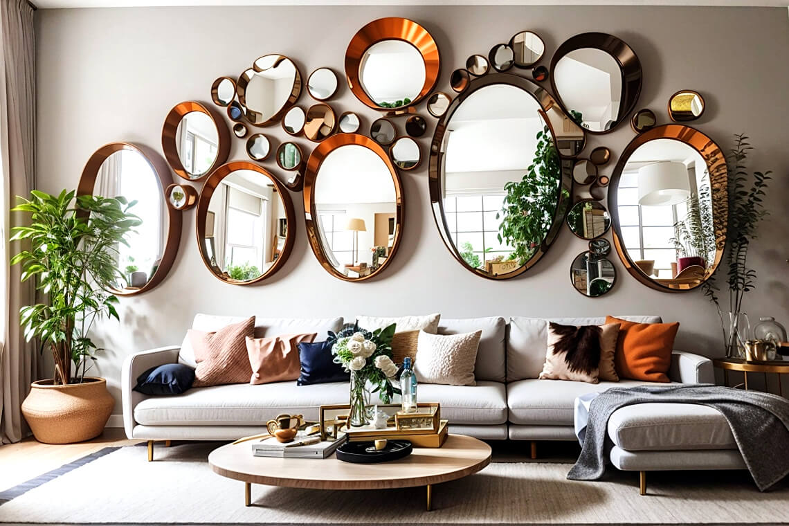 Reflections of Home Living Room Mirrors