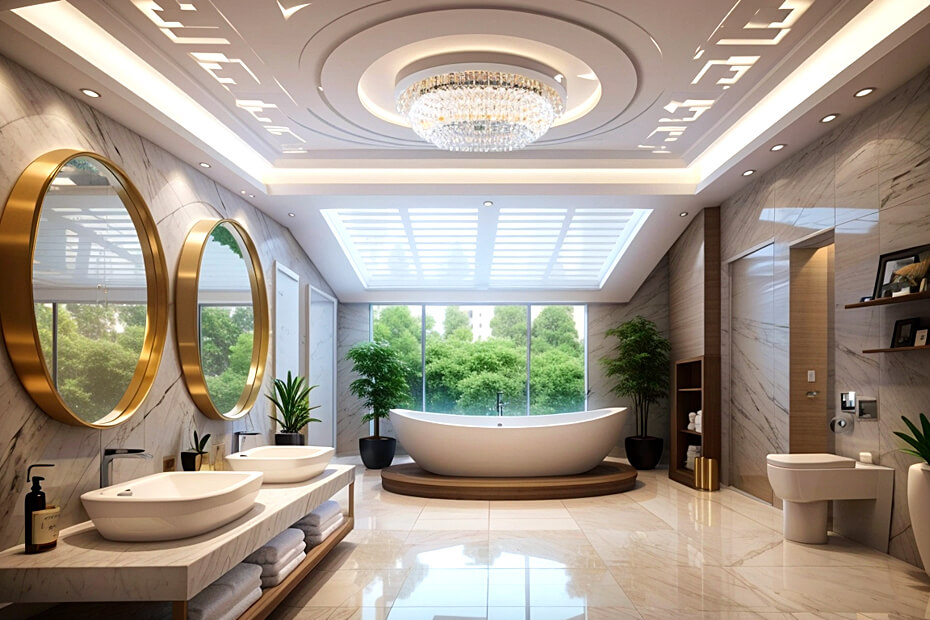 Skys the Limit Bathroom Ceiling Inspiration