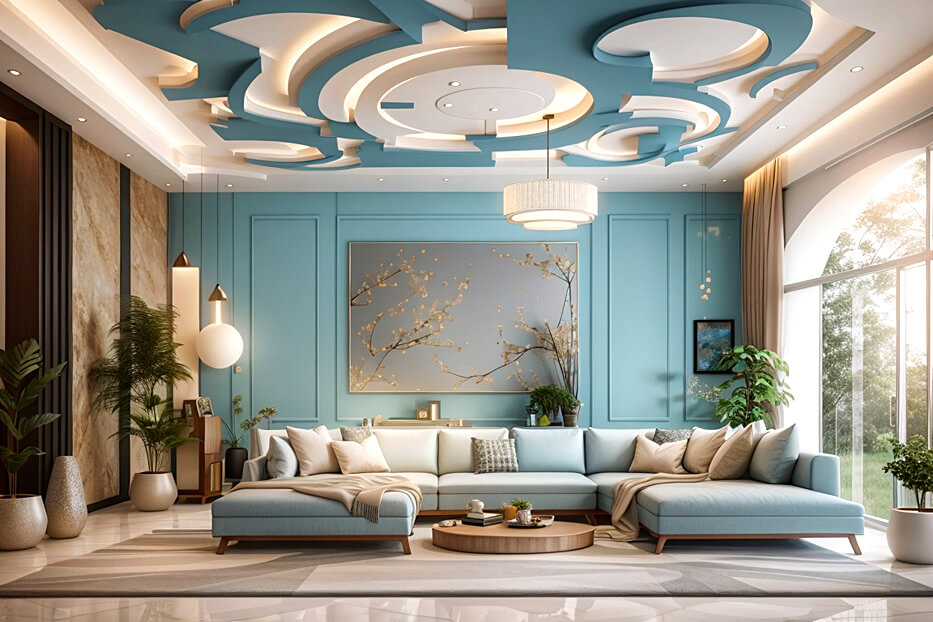 Sleek Statements Contemporary False Ceiling Trends