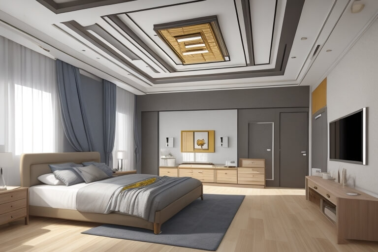 Sleep in Style Bedroom False Ceiling Inspirations