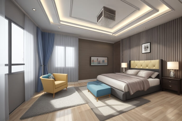 Soothing Ceilings Bedroom False Ceiling Designs
