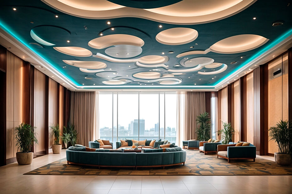 The Art of Lighting False Ceilings in Lobbies