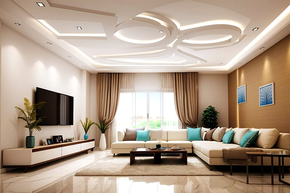 The Art of Simplicity Hall False Ceiling Styles