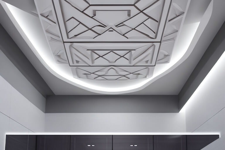 The Artful Overhead Witnessing the PVC False Ceiling