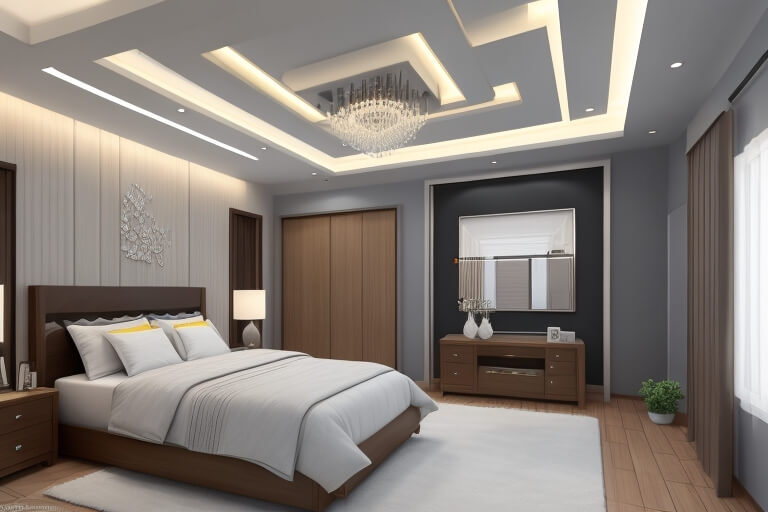 The Fifth Wall Innovations in Bedroom False Ceiling Design
