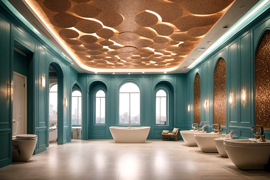 The Fifth Wall Washroom False Ceiling Wonders