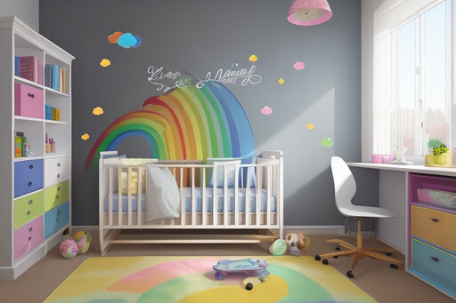 The Power of Color Rainbow Wall Stickers in Bedrooms