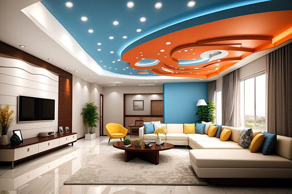 Urban Chic Contemporary False Ceiling Aesthetics