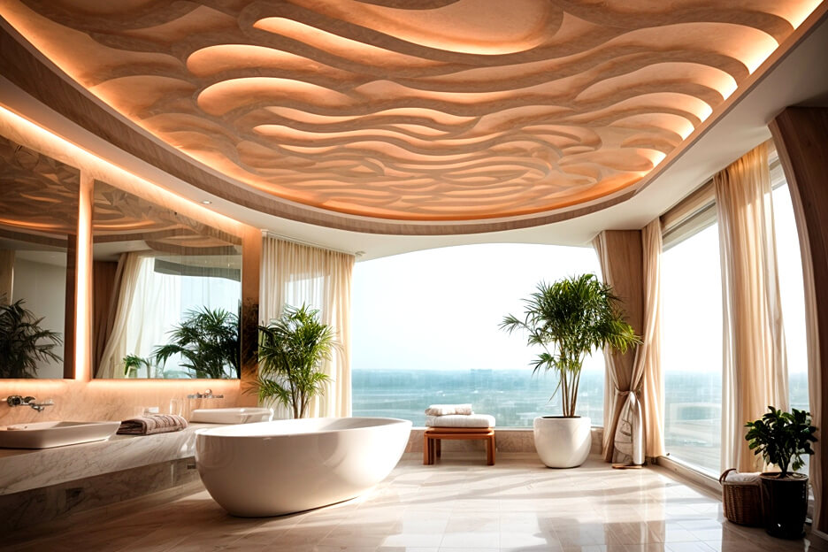 Washroom False Ceiling Trends Stylish and Functional