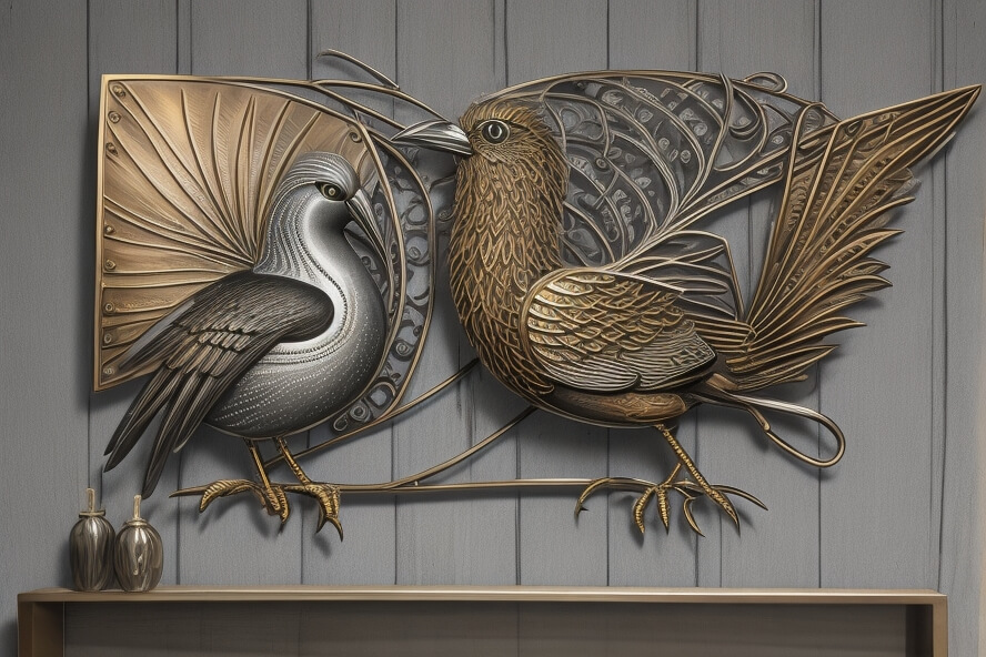 Art in Flight Exploring the Captivating Realm of Metal Bird Wall Pieces