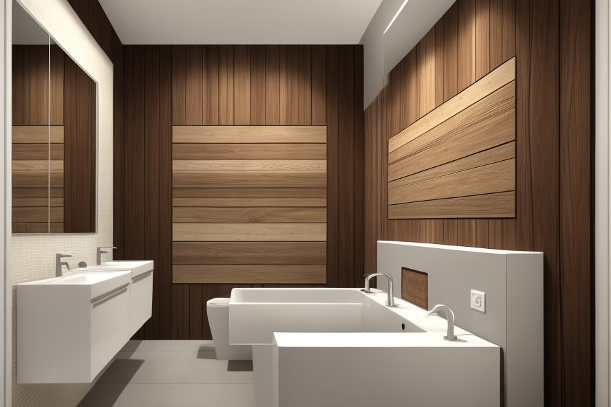 7 Wood Accent Wall Ideas For Bathroom Transformation Creative   Bathroom Serenity Transforming Spaces With Wood Accent Walls 