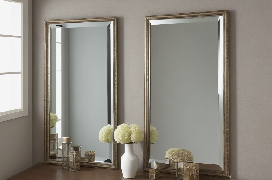 Bold Statements Oversized Rectangle Wall Mirror