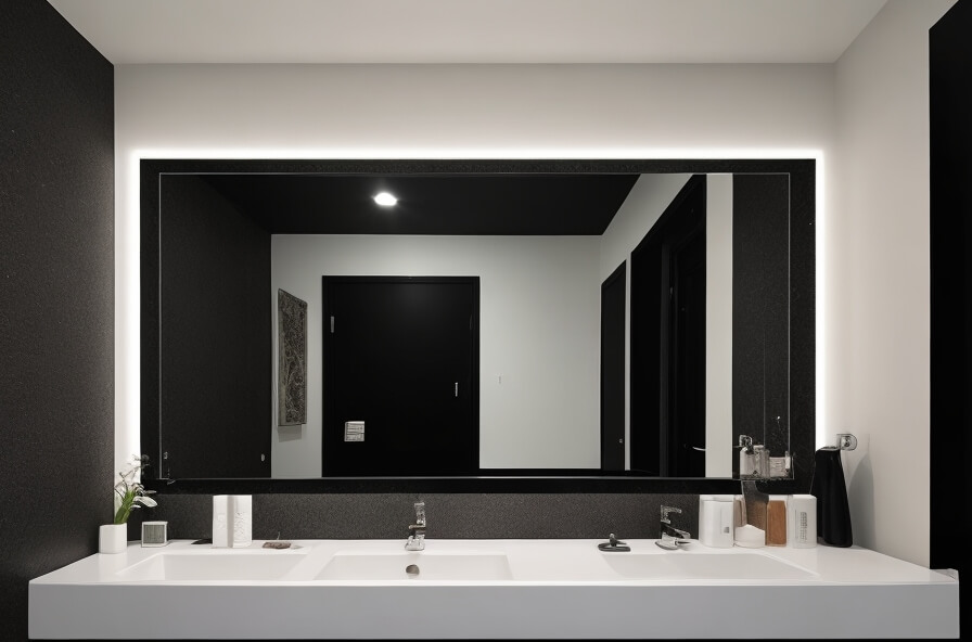 Elegance in Ebony Black Wall Mirrors for a Refined Aesthetic