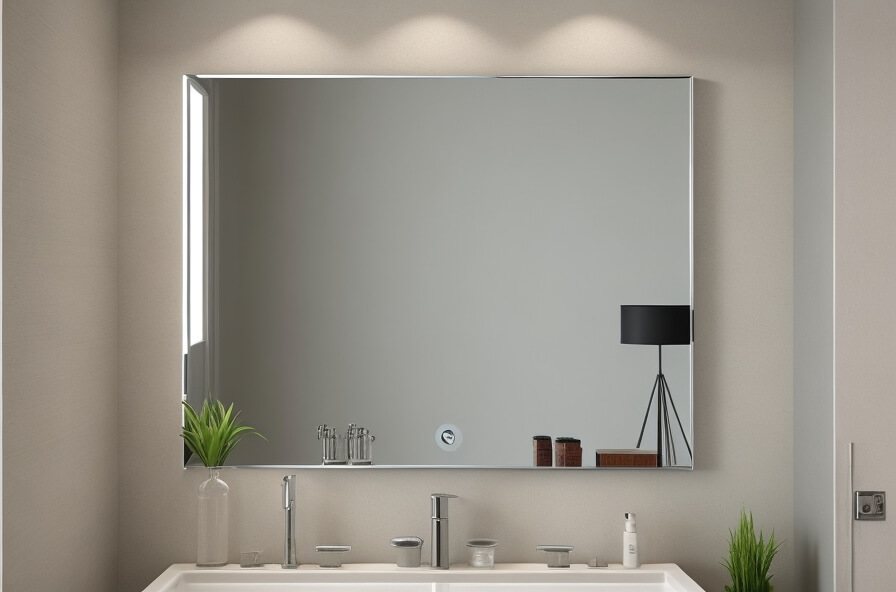 Glamour Unleashed Silvered Rectangle Mirror