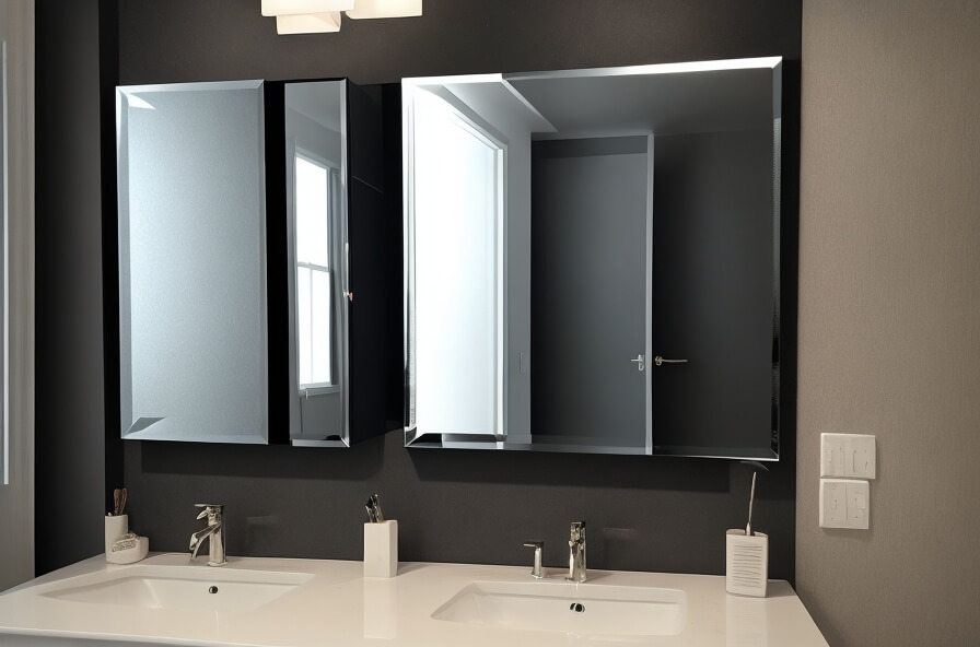 Gothic Glamour Embracing Drama with Black Wall Mirrors