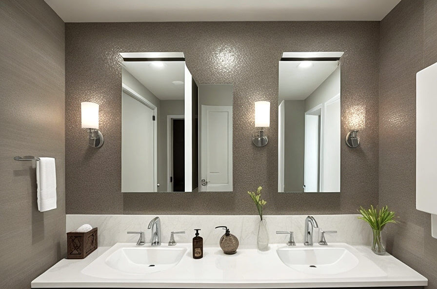 Luxury in Every Detail Upscale Bathroom Wall Mirrors for Modern Living