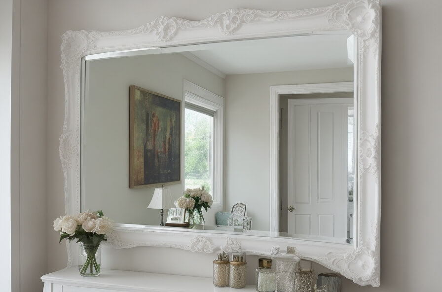 Mirror Mirror White Wall Mirrors for Timeless Glamour