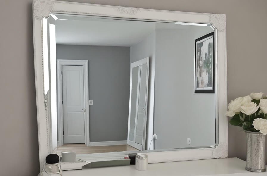 Modern Simplicity White Wall Mirrors Redefining Home Decor