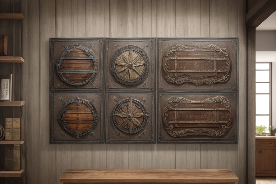 Rural Radiance Rustic Metal Wall Decor