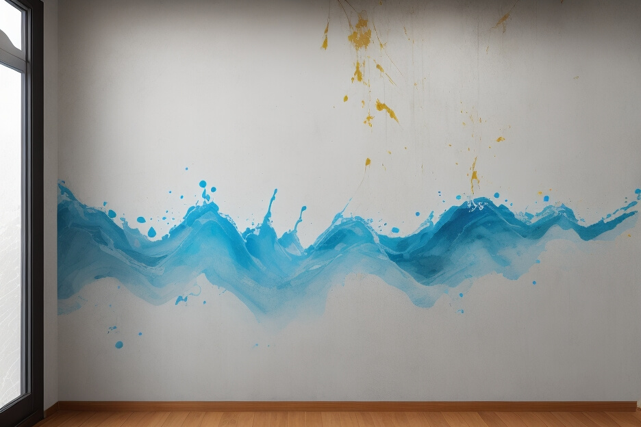 Simple Wall Painting Ideas Abstract Splatter Art