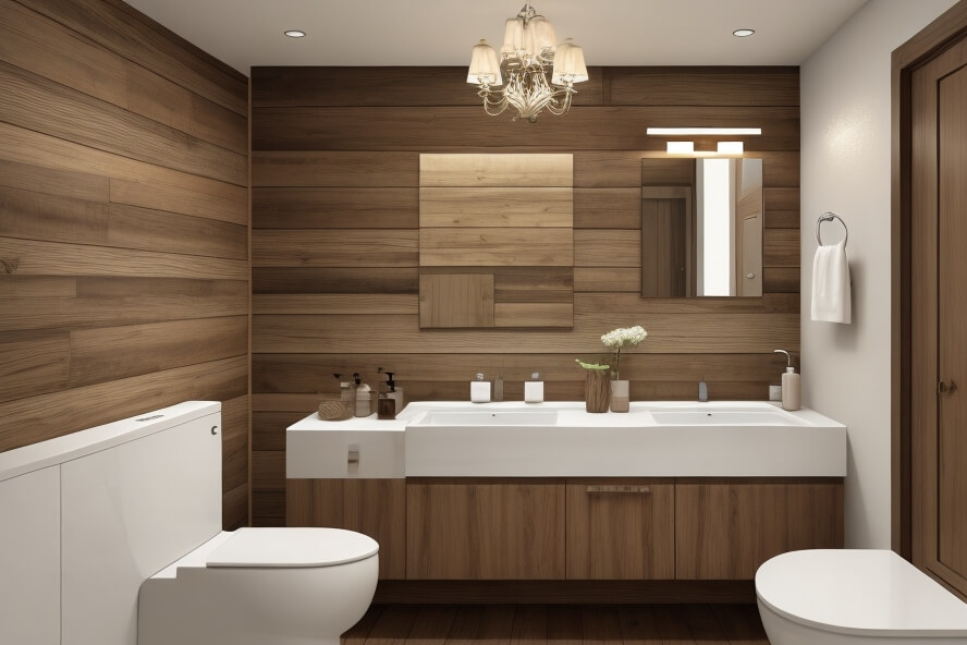 Spa Inspired Sanctuaries Wood Accent Wall Inspirations for Bathrooms