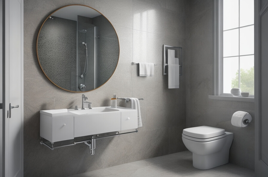 Splash of Style Creative Bathroom Wall Decor Ideas