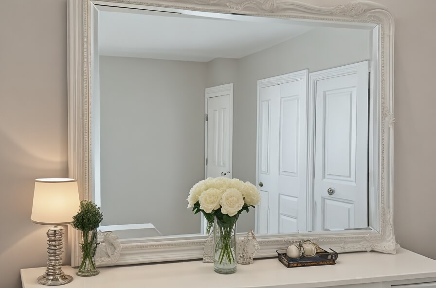 Vintage Charm White Wall Mirrors with a Touch of Nostalgia