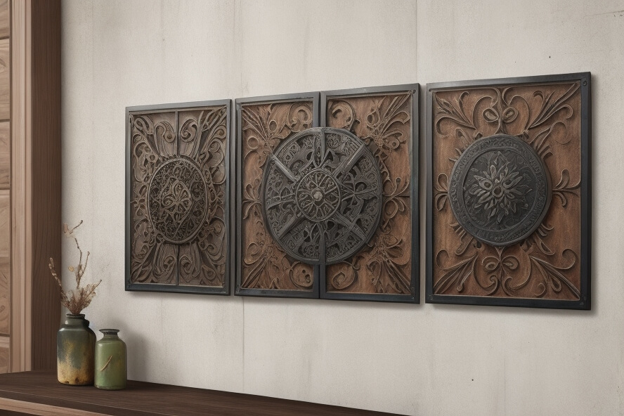 Weathered Whimsy Rustic Metal Wall Decor