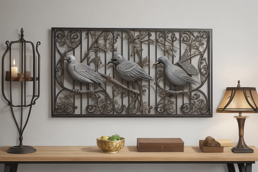 Winged Wonders An In Depth Look at Contemporary Metal Birds in Wall Art